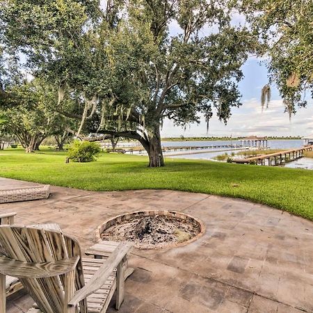 Waterfront Lake Placid Home With Dock And Fire Pit Exterior foto