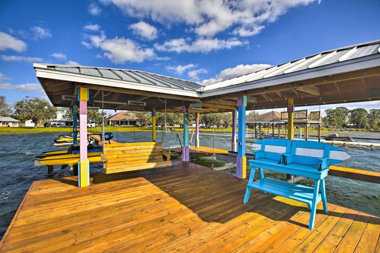 Waterfront Lake Placid Home With Dock And Fire Pit Exterior foto
